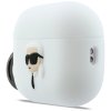 Karl Lagerfeld - Silicone Karl Head 3D (KLAP3RUNIKH) - Apple AirPods Pro 3 - White