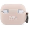 Karl Lagerfeld - Silicone Chaupette Head 3D (KLAP3RUNCHP) - Apple AirPods Pro 3 - Pink