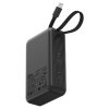 Acefast - Power Bank (M21-20000) - with Cable, Type-C, 20000mAh, PD65W, PD65W, Two-Way Fast Charging, Digital Display - Black
