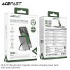 Acefast – Magnetic Wireless Power Bank (M16-5000) magnetická bezdrôtová powerbanka so sklopným stojanom USB-C 5000 mAh PD18W s LED indikátorom – čierna
