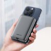 Acefast – Magnetic Wireless Power Bank (M10-10000) magnetická bezdrôtová powerbanka s USB-C káblom 10000 mAh 30W 2× USB-C s LED indikátorom – čierna