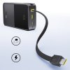 Baseus - Power Bank EnerFill Bipow2 Pro (E0027701) - Built-in USB-C Cable, 20000mAh, 22.5W, Digital Display - Cosmic Black