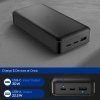 Spigen - Power Bank (EA3030) - Fast Charge, USB, 2x Type-C, Quantum Boost, 30000mAh, 30W - Black