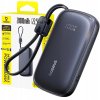 Baseus - Power Bank EnerFill FC21 Qpow 3 Ultra (E0027M00) - with Detachable Cable, 20000mAh, 22.5W, USB, USB-C - Cosmic Black