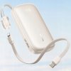 Baseus - Power Bank EnerFill FC21 Qpow 3 Ultra (E0027Q01) - Detachable Cable, 10000mAh, 45W, USB, USB-C - Natural Titanium