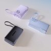 Baseus – Power Bank Nomos NT11 Omni powerbanka s USB-C káblom 10000 mAh 67W s digitálnym displejom – kozmická čierna