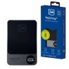 3mk - Power Bank MagSynergy - MagSafe/Qi Technology, 18W, 10.000mAh, Digital Display - Grey