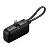 Mcdodo - Power Bank FreeKit Series (MC-7760) - with Built-in Cable & Connector USB-C, 5000mAh, 22.5W - Black