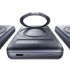 Mcdodo - Magnetic Power Bank Meta Series (MC-8371) - Built-in 360° Ring Stand, 10000mAh, 20W, Digital Display - Dark Grey