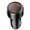 Baseus – Car Charger Magic Series autonabíjačka 2× USB 45W rýchle nabíjanie – čierna