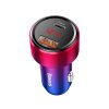 Baseus – Car Charger Magic Series autonabíjačka USB + USB-C 45W rýchle nabíjanie – viacfarebná