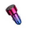 Baseus – Car Charger Magic Series autonabíjačka USB + USB-C 45W rýchle nabíjanie – viacfarebná
