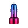 Baseus – Car Charger Magic Series autonabíjačka USB + USB-C 45W rýchle nabíjanie – viacfarebná