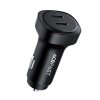 Acefast – Car Charger (B2) autonabíjačka 2× USB-C 72W dual PD rýchle nabíjanie s regulátorom napätia – čierna