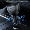 Acefast – Car Charger (B14) autonabíjačka 2× USB-C + USB 165W rýchle nabíjanie s inteligentnou reguláciou teploty – čierna