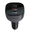 Acefast – Car Charger (B14) autonabíjačka 2× USB-C + USB 165W rýchle nabíjanie s inteligentnou reguláciou teploty – čierna
