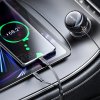 Acefast – Car Charger (B13) autonabíjačka s výsuvným káblom USB + 2× USB-C 53W (70 + 15 cm) – čierna
