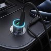 Acefast – Car Charger (B16) autonabíjačka USB / USB-C 95W PD3.0 rýchle nabíjanie s USB-C káblom 1,2 m – metalická sivá