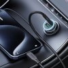Acefast – Car Charger (B16) autonabíjačka USB / USB-C 95W PD3.0 rýchle nabíjanie s USB-C káblom 1,2 m – metalická sivá
