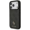 Guess – 4G Small and Classic Logo MagSafe puzdro pre iPhone 17 Pro – čierne