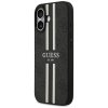 Guess – Hardcase 4G Printed Stripes MagSafe pevné puzdro pre iPhone 17 – čierne