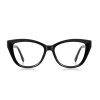 Techsuit - Anti-Blue Light Glasses Reflex PC (2276) - for Women, Cat Eye, TR90&PC Frame, AC Lens - Black