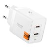 Spigen - Wall Charger Essential (EE472EU) - 2x Type-C, Fast Charging, Quantum Boost, 47W - White