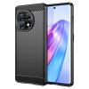 Techsuit – Carbon Silicone silikónové puzdro pre OnePlus 11R / OnePlus Ace 2 – čierne