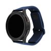 Fixed - Silicone Sporty Strap Set 20mm - Samsung Galaxy Watch 4/5/Active 2, Huawei Watch GT 3 (42mm)/GT 3 Pro (43mm) - Blue