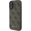 Guess – Hardcase 4G Classic pevné puzdro pre iPhone 16 Plus – hnedé