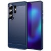 Techsuit – Carbon Silicone silikónové puzdro pre Samsung Galaxy S26 Ultra – modré