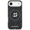 Karl Lagerfeld – IML Choupette Head Logo MagSafe pevné puzdro pre iPhone 17 Air – čierne