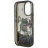 Karl Lagerfeld - Liquid Glitter Choupette Logo MagSafe (KLHCP16SLCHSCTDK) - iPhone 16 - Black