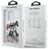Karl Lagerfeld - Liquid Glitter Choupette Logo MagSafe (KLHCP16XLCHSCTDT) - iPhone 16 Pro Max - Clear