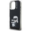 Karl Lagerfeld - IML Aquarelle Karl & Choupette (KLHCP16XHMKCAQK) - iPhone 16 Pro Max - Black