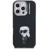 Karl Lagerfeld - IML Aquarelle Karl & Logo MagSafe (KLHCP16XHMKIAQK) - iPhone 16 Pro Max - Black