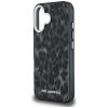 Karl Lagerfeld – IML Leopard Pattern MagSafe pevné puzdro pre iPhone 16 – čierne