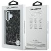 Karl Lagerfeld – IML Leopard Pattern MagSafe pevné puzdro pre iPhone 16 – čierne