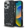 Karl Lagerfeld – IML Leopard Pattern MagSafe pevné puzdro pre iPhone 16 Pro Max – čierne