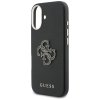 Guess – Hardcase Resin Logo pevné puzdro pre iPhone 17 – čierne