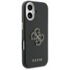 Guess – Hardcase Resin Logo pevné puzdro pre iPhone 17 – čierne