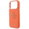 Guess - Hardcase Resin Logo (GUHCP17L5PS4RGGO) - iPhone 17 Pro - Orange