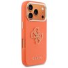 Guess - Hardcase Resin Logo (GUHCP17L5PS4RGGO) - iPhone 17 Pro - Orange