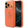 Guess - Hardcase Resin Logo (GUHCP17L5PS4RGGO) - iPhone 17 Pro - Orange
