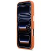Karl Lagerfeld - Hardcase Leather Khead Logo MagSafe (KLHMP17L5PGFKHGO) - iPhone 17 Pro - Orange