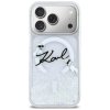 Karl Lagerfeld - Glitter Karl Script Logo MagSafe (KLHMP17L6LKSCAMT) - iPhone 17 Pro - Clear