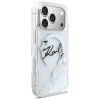 Karl Lagerfeld – Glitter Karl Script Logo MagSafe puzdro pre iPhone 17 Pro – číre