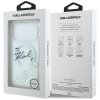 Karl Lagerfeld – Glitter Karl Script Logo MagSafe puzdro pre iPhone 17 Pro – číre