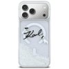 Karl Lagerfeld - Glitter Karl Script Logo MagSafe (KLHMP17X6LKSCAMT) - iPhone 17 Pro Max - Clear