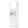 Karl Lagerfeld - Glitter Karl Script Logo MagSafe (KLHMP17X6LKSCAMT) - iPhone 17 Pro Max - Clear